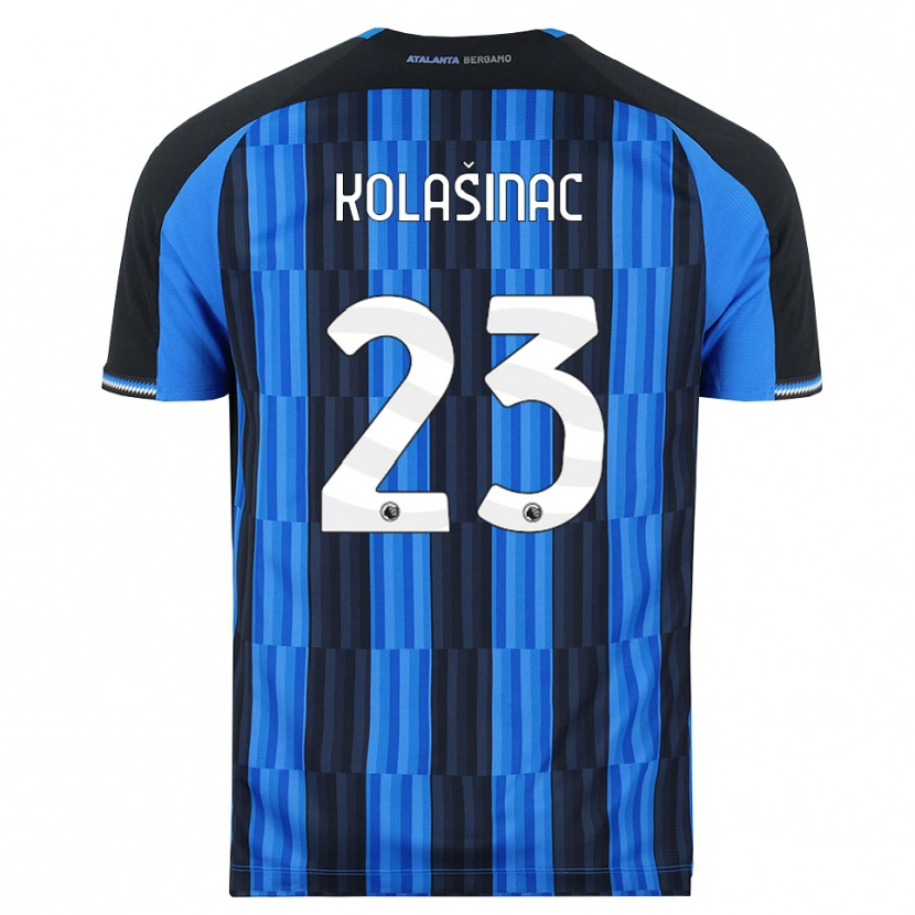 Danxen Niño Camiseta Sead Kolasinac #23 Azul Negro Rojo 1ª Equipación 2026/27 La Camisa