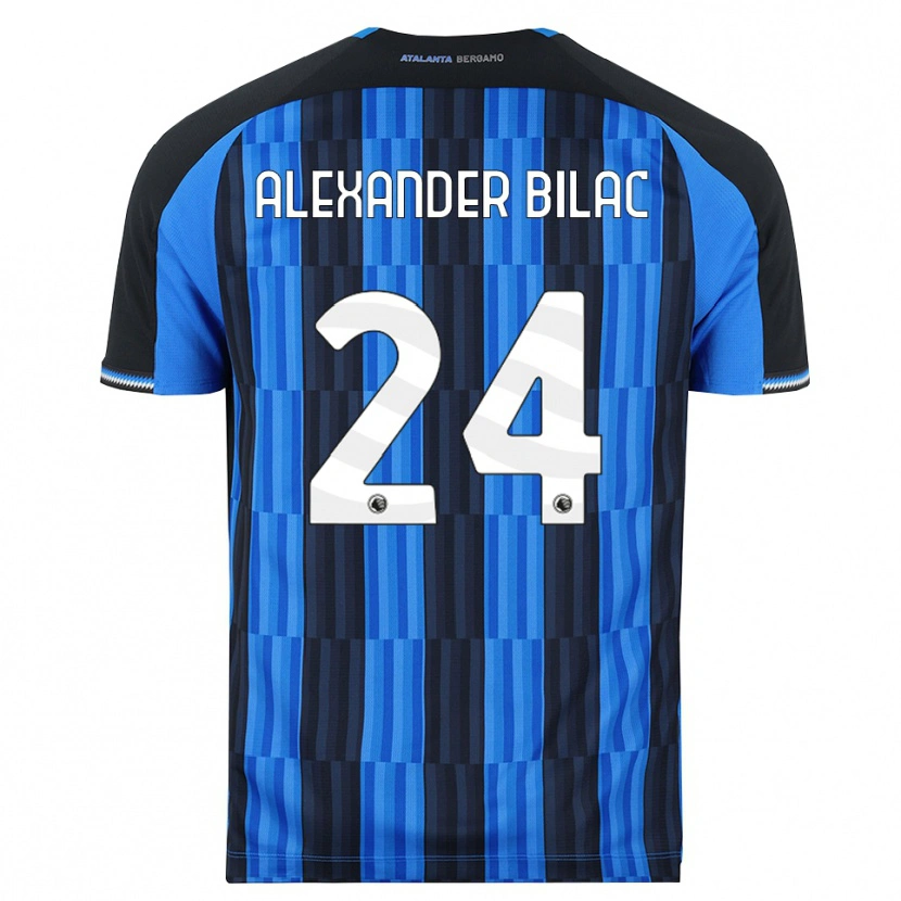 Danxen Niño Camiseta Max Bilac #24 Azul Negro Rojo 1ª Equipación 2026/27 La Camisa