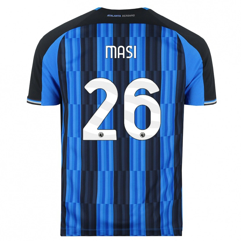 Danxen Niño Camiseta Alberto Masi #26 Azul Negro Rojo 1ª Equipación 2026/27 La Camisa