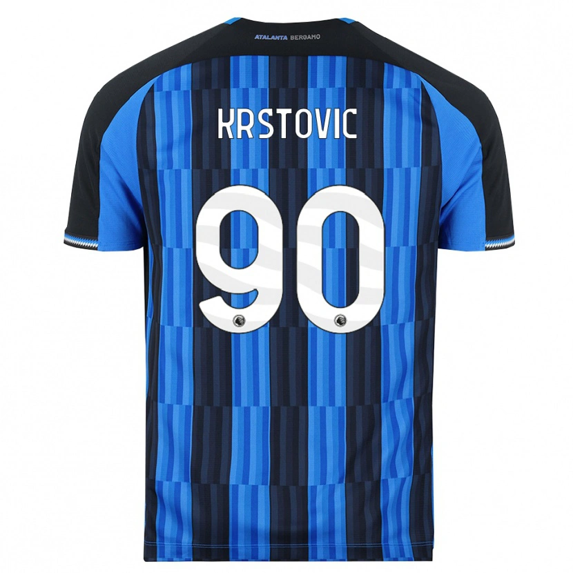 Danxen Niño Camiseta Nikola Krstović #90 Azul Negro Rojo 1ª Equipación 2026/27 La Camisa