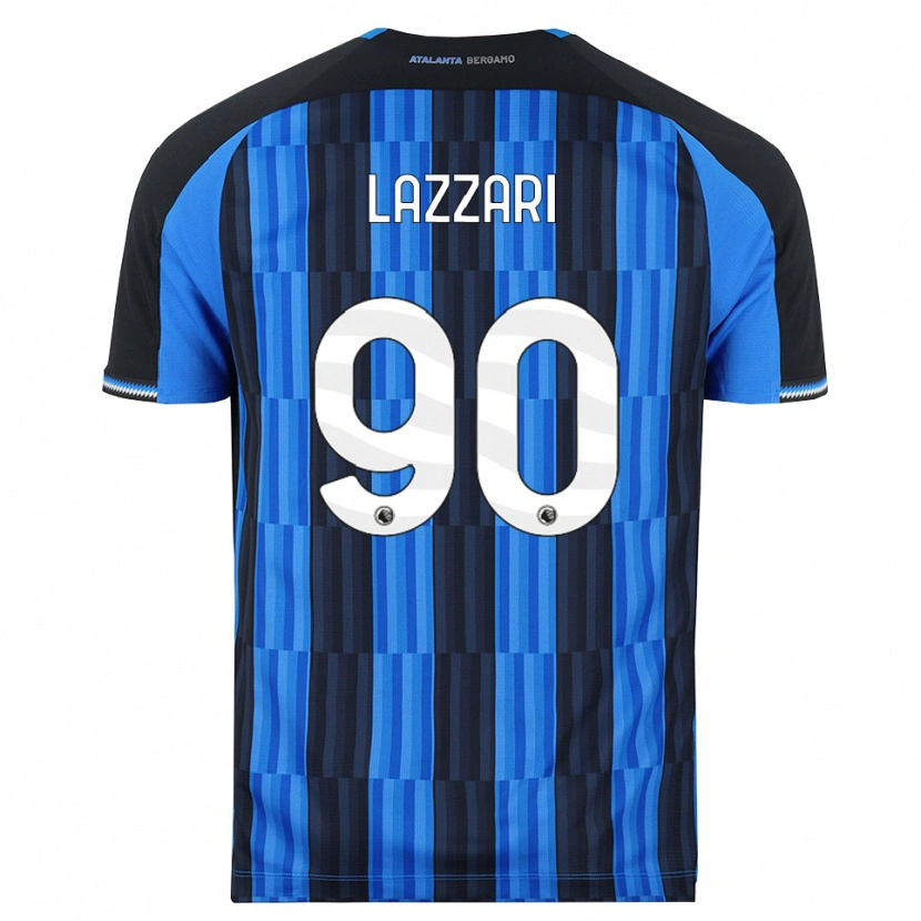Danxen Niño Camiseta Ilaria Lazzari #90 Azul Negro Rojo 1ª Equipación 2026/27 La Camisa