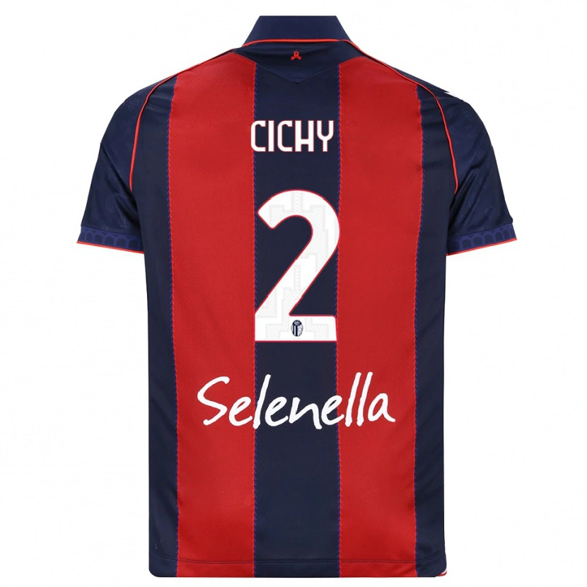 Danxen Niño Camiseta Natan Cichy #2 Azul Real Rojo Blanco 1ª Equipación 2026/27 La Camisa