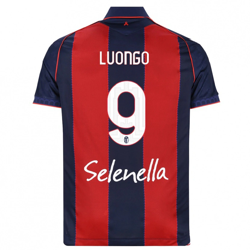 Danxen Niño Camiseta Francesco Luongo #9 Azul Real Rojo Blanco 1ª Equipación 2026/27 La Camisa
