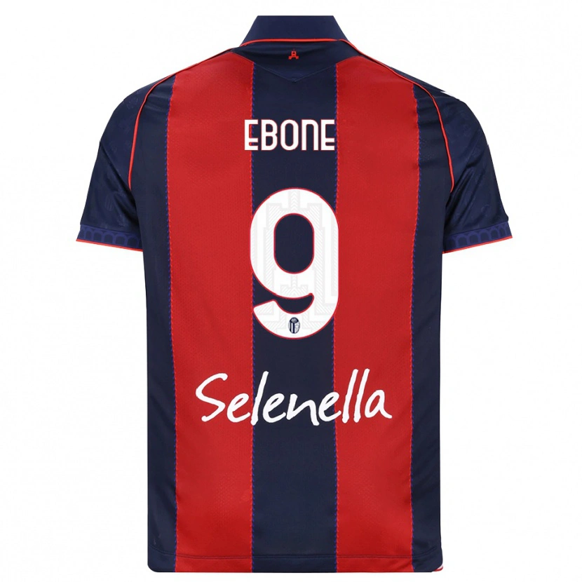 Danxen Niño Camiseta Tommaso Ebone #9 Azul Real Rojo Blanco 1ª Equipación 2026/27 La Camisa