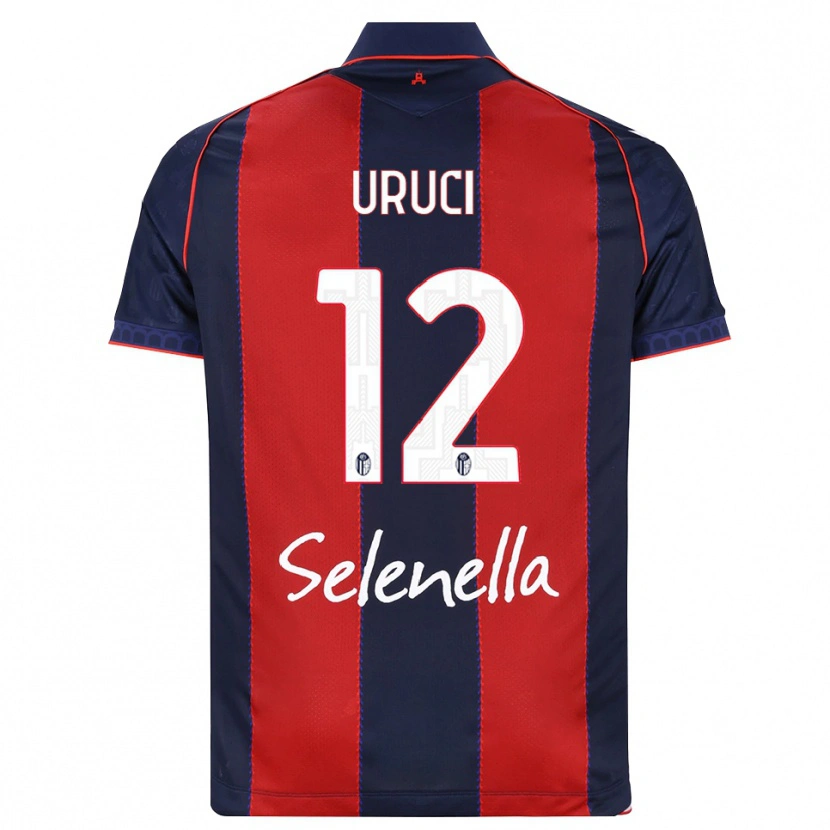 Danxen Niño Camiseta Klejton Uruci #12 Azul Real Rojo Blanco 1ª Equipación 2026/27 La Camisa