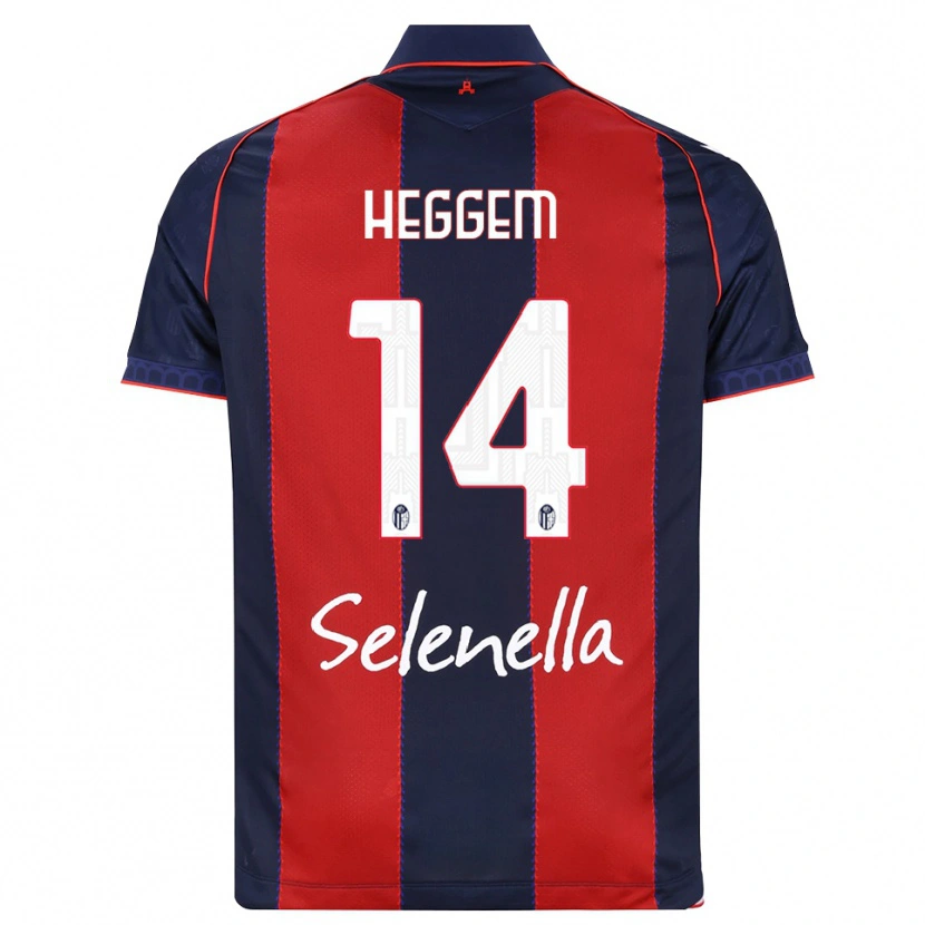 Danxen Niño Camiseta Torbjørn Heggem #14 Azul Real Rojo Blanco 1ª Equipación 2026/27 La Camisa
