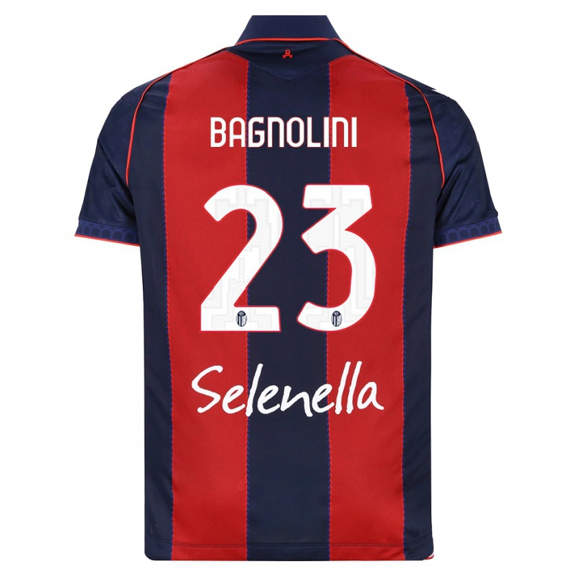 Danxen Niño Camiseta Nicola Bagnolini #23 Azul Real Rojo Blanco 1ª Equipación 2026/27 La Camisa