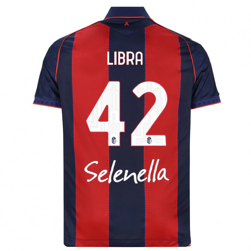 Danxen Niño Camiseta Marco Libra #42 Azul Real Rojo Blanco 1ª Equipación 2026/27 La Camisa
