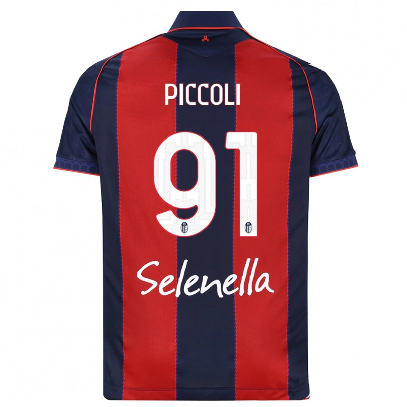 Danxen Niño Camiseta Roberto Piccoli #91 Azul Real Rojo Blanco 1ª Equipación 2026/27 La Camisa