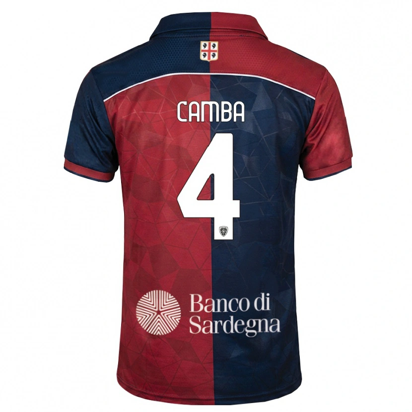 Danxen Niño Camiseta Daniele Camba #4 Burdeos Azul Real 1ª Equipación 2026/27 La Camisa