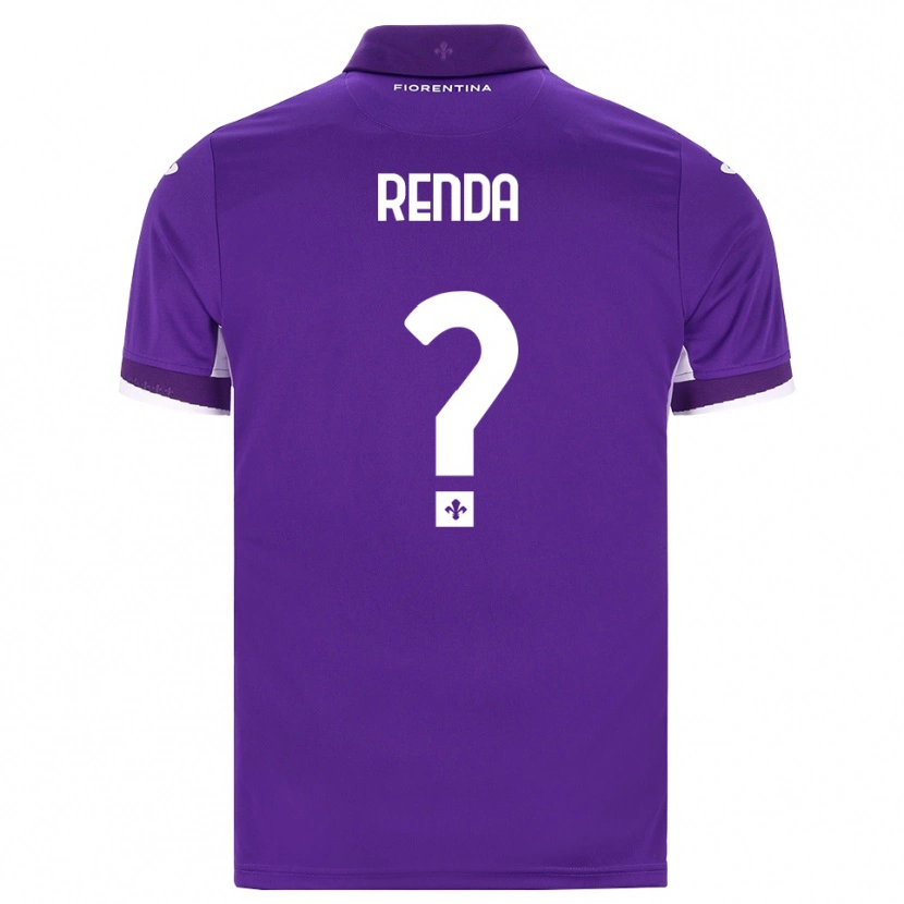 Danxen Niño Camiseta Thomas Renda #0 Morado Blanco Rosa 1ª Equipación 2026/27 La Camisa