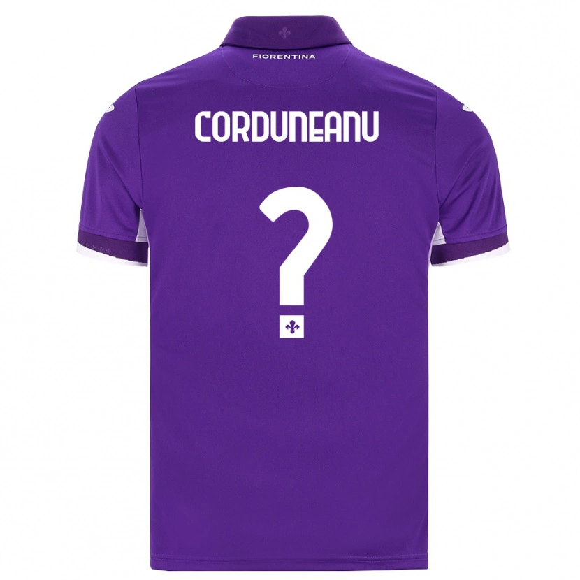 Danxen Niño Camiseta Robert-Daniel Corduneanu #0 Morado Blanco Rosa 1ª Equipación 2026/27 La Camisa