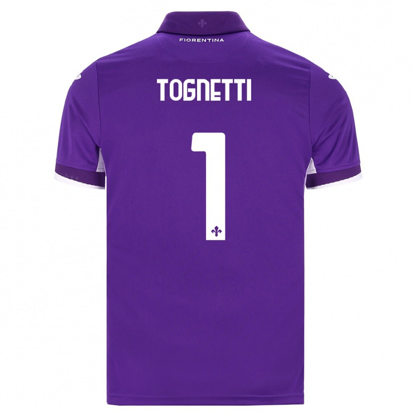 Danxen Niño Camiseta Laerte Tognetti #1 Morado Blanco Rosa 1ª Equipación 2026/27 La Camisa