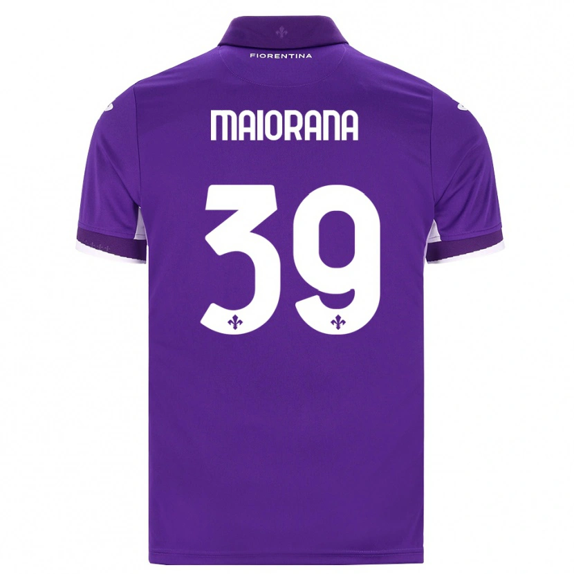 Danxen Niño Camiseta Stefano Maiorana #39 Morado Blanco Rosa 1ª Equipación 2026/27 La Camisa