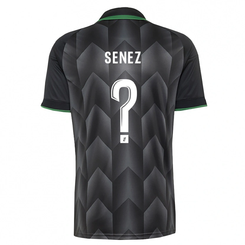 Danxen Niño Camiseta Axel Senez #0 Verde Blanco Negro 2ª Equipación 2026/27 La Camisa