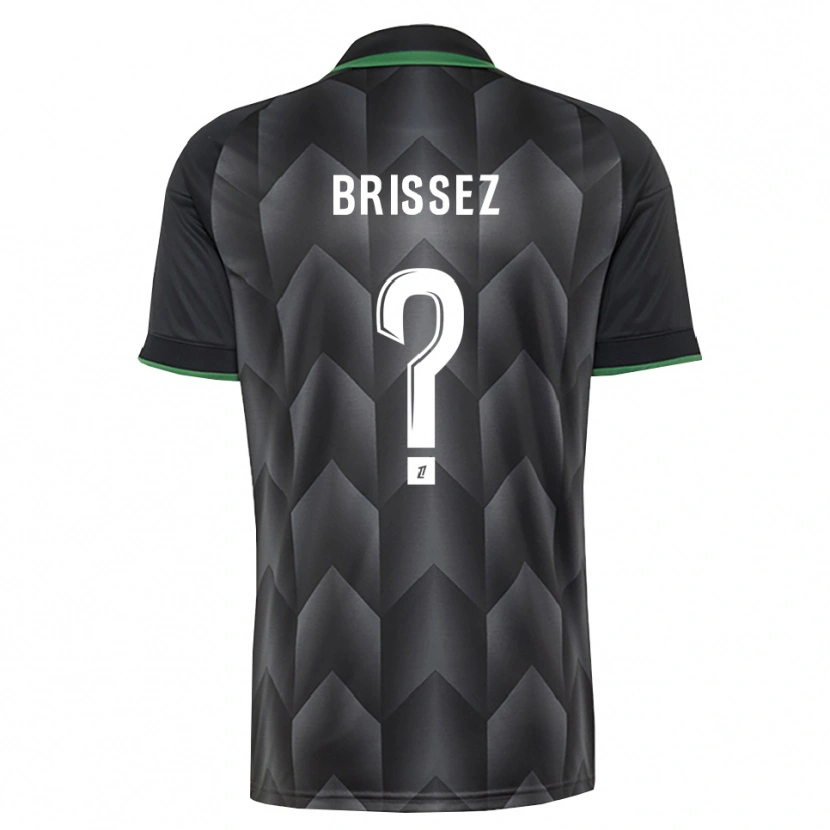 Danxen Niño Camiseta Baptiste Brissez #0 Verde Blanco Negro 2ª Equipación 2026/27 La Camisa