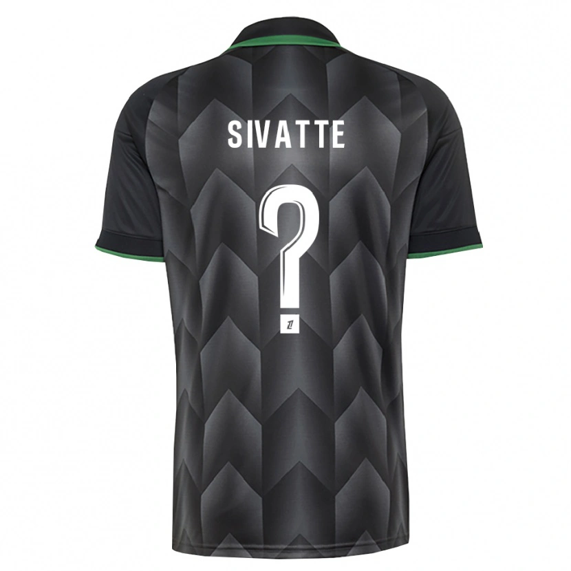 Danxen Niño Camiseta Noah Sivatte #0 Verde Blanco Negro 2ª Equipación 2026/27 La Camisa