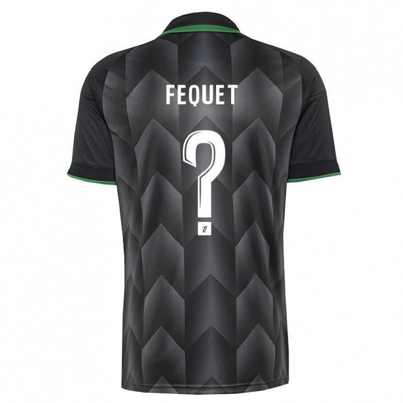 Danxen Niño Camiseta Noa Fequet #0 Verde Blanco Negro 2ª Equipación 2026/27 La Camisa