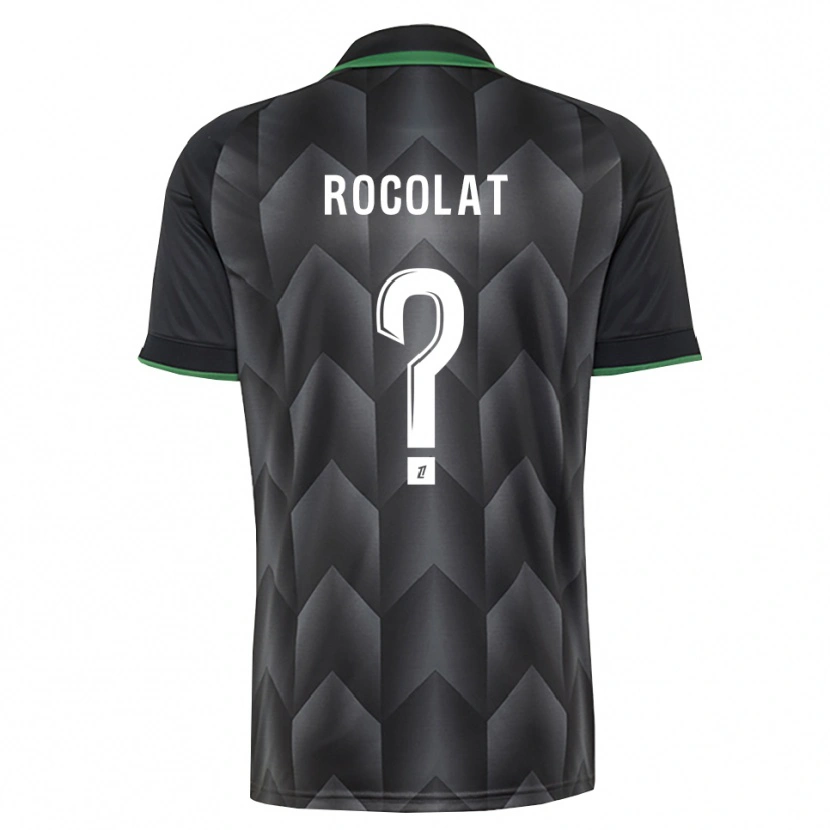 Danxen Niño Camiseta Jaheden Rocolat #0 Verde Blanco Negro 2ª Equipación 2026/27 La Camisa