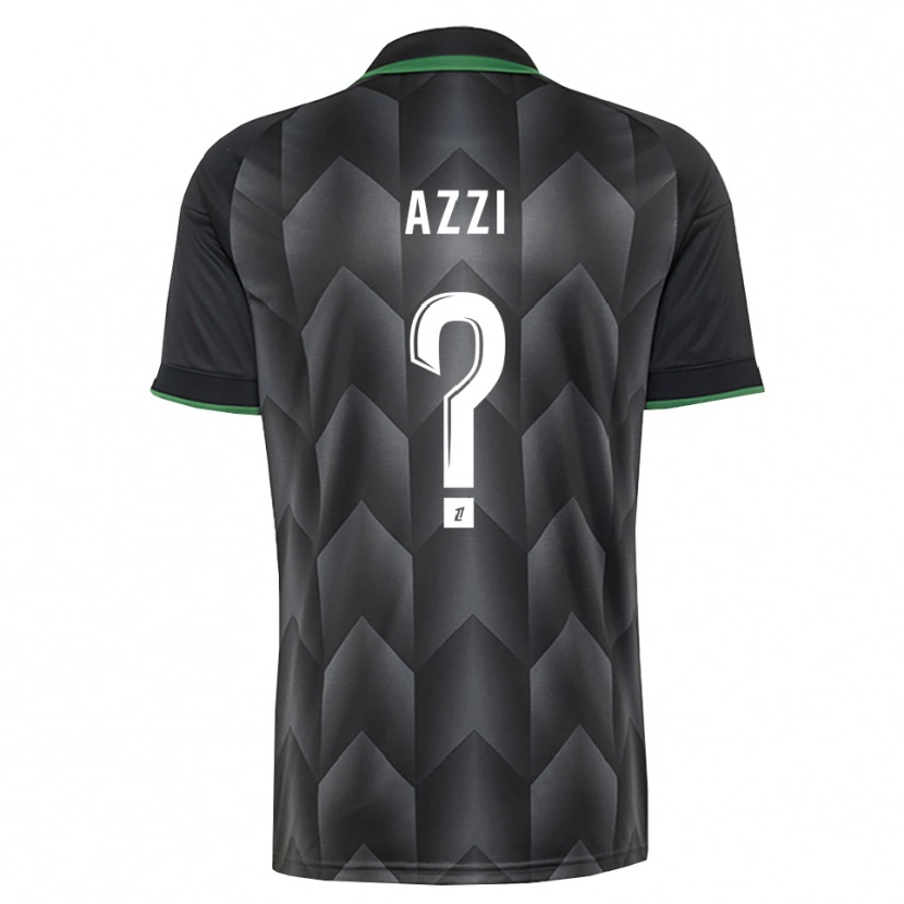 Danxen Niño Camiseta Rayan Azzi #0 Verde Blanco Negro 2ª Equipación 2026/27 La Camisa