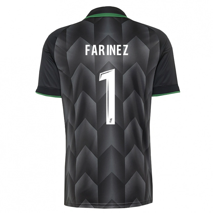 Danxen Niño Camiseta Wuilker Fariñez #1 Verde Blanco Negro 2ª Equipación 2026/27 La Camisa