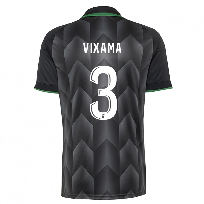 Danxen Niño Camiseta Davidson Vixama #3 Verde Blanco Negro 2ª Equipación 2026/27 La Camisa