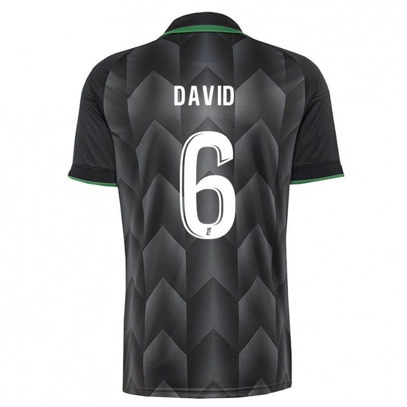 Danxen Niño Camiseta Tess David #6 Verde Blanco Negro 2ª Equipación 2026/27 La Camisa
