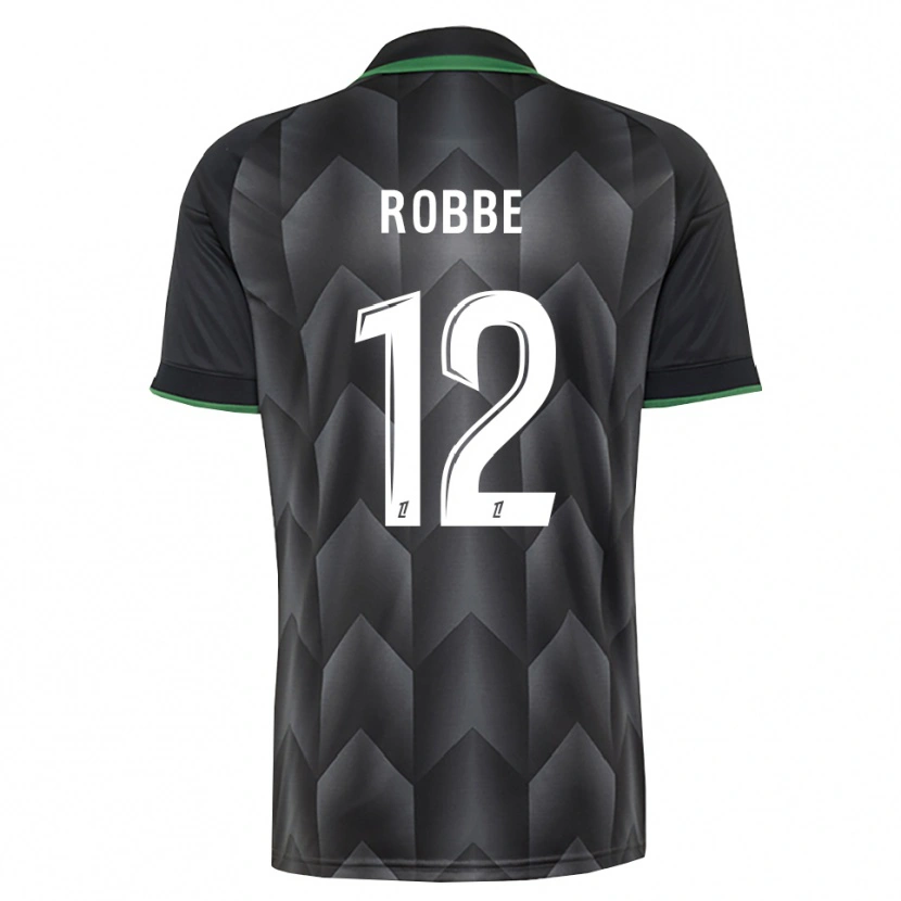 Danxen Niño Camiseta Lucas Robbe #12 Verde Blanco Negro 2ª Equipación 2026/27 La Camisa
