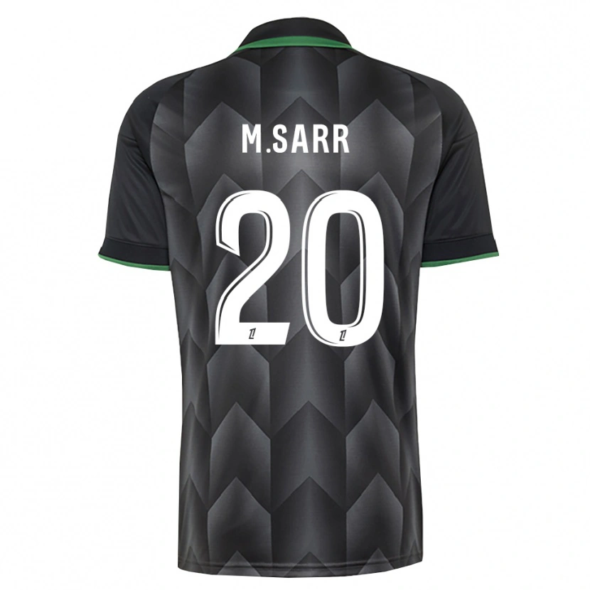 Danxen Niño Camiseta Malang Sarr #20 Verde Blanco Negro 2ª Equipación 2026/27 La Camisa