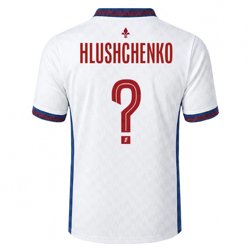 Danxen Niño Camiseta Inna Hlushchenko #0 Rojo Blanco Azul 2ª Equipación 2026/27 La Camisa