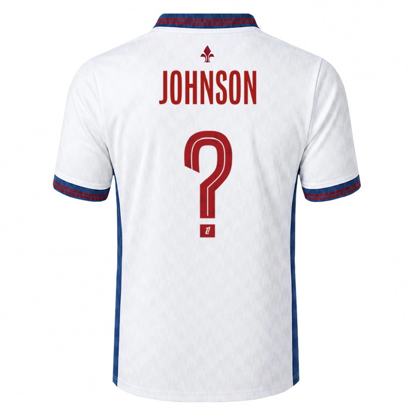Danxen Niño Camiseta Kédie Johnson #0 Rojo Blanco Azul 2ª Equipación 2026/27 La Camisa