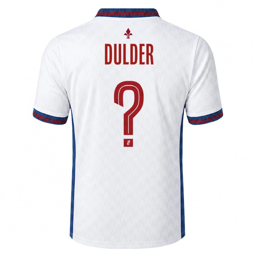 Danxen Niño Camiseta Sifra Dulder #0 Rojo Blanco Azul 2ª Equipación 2026/27 La Camisa