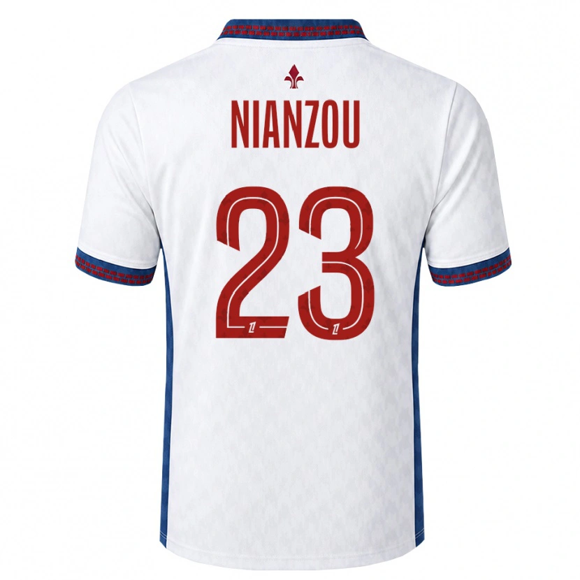 Danxen Niño Camiseta Tanguy Nianzou #23 Rojo Blanco Azul 2ª Equipación 2026/27 La Camisa