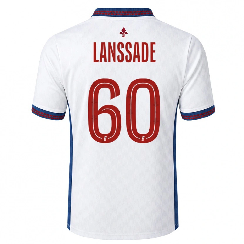 Danxen Niño Camiseta Zadig Lanssade #60 Rojo Blanco Azul 2ª Equipación 2026/27 La Camisa