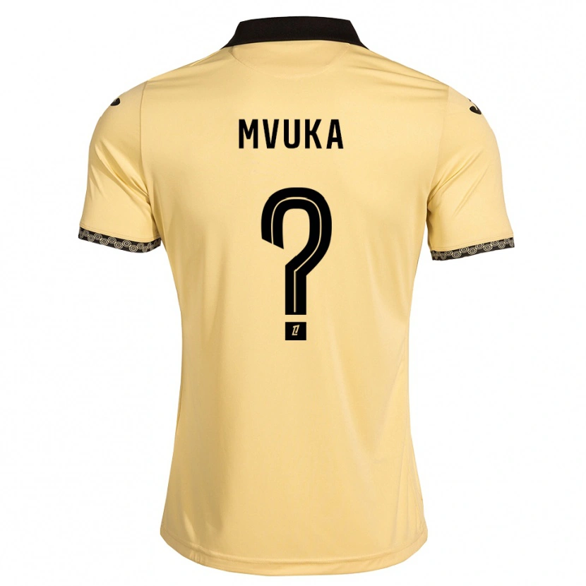 Danxen Niño Camiseta Joel Mvuka #0 Blanco Navajo Negro 2ª Equipación 2026/27 La Camisa