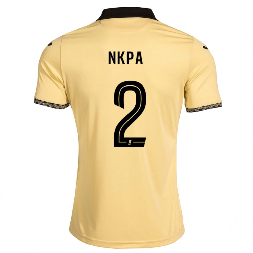 Danxen Niño Camiseta Elie Nkpa #2 Blanco Navajo Negro 2ª Equipación 2026/27 La Camisa
