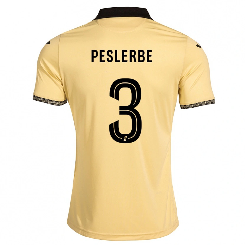 Danxen Niño Camiseta Thomas Peslerbe #3 Blanco Navajo Negro 2ª Equipación 2026/27 La Camisa