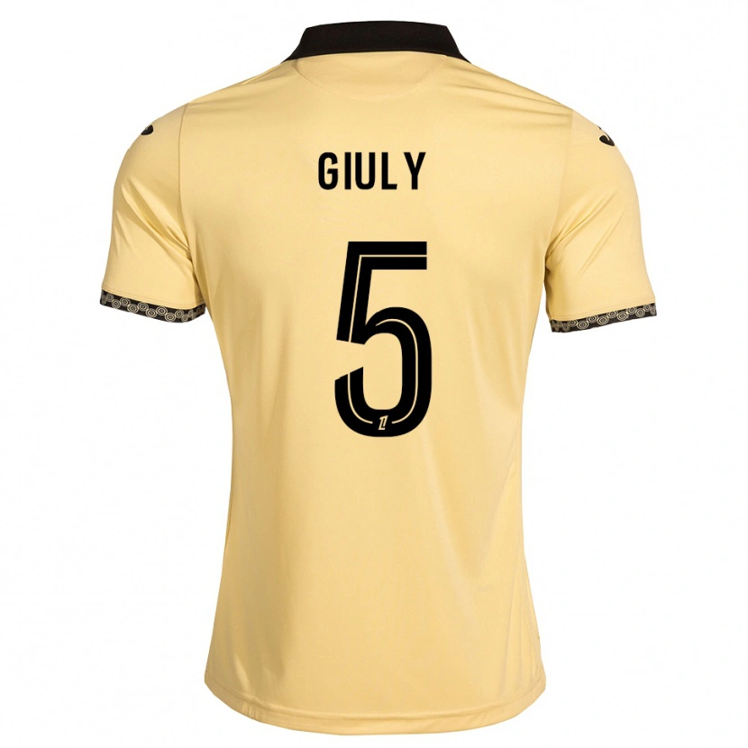 Danxen Niño Camiseta Jade Giuly #5 Blanco Navajo Negro 2ª Equipación 2026/27 La Camisa