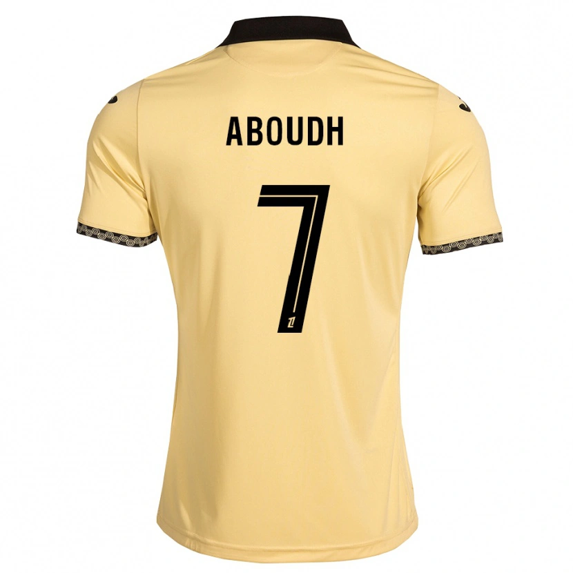 Danxen Niño Camiseta Jules Aboudh #7 Blanco Navajo Negro 2ª Equipación 2026/27 La Camisa