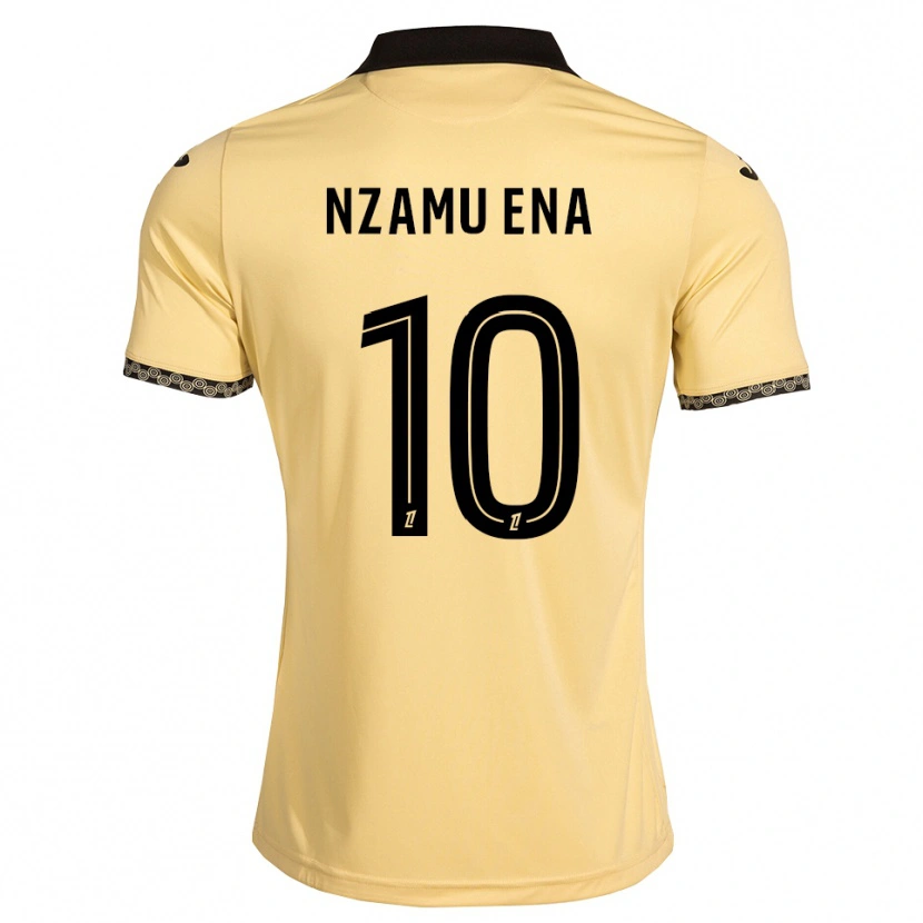 Danxen Niño Camiseta Arcial Nzamu Ena #10 Blanco Navajo Negro 2ª Equipación 2026/27 La Camisa