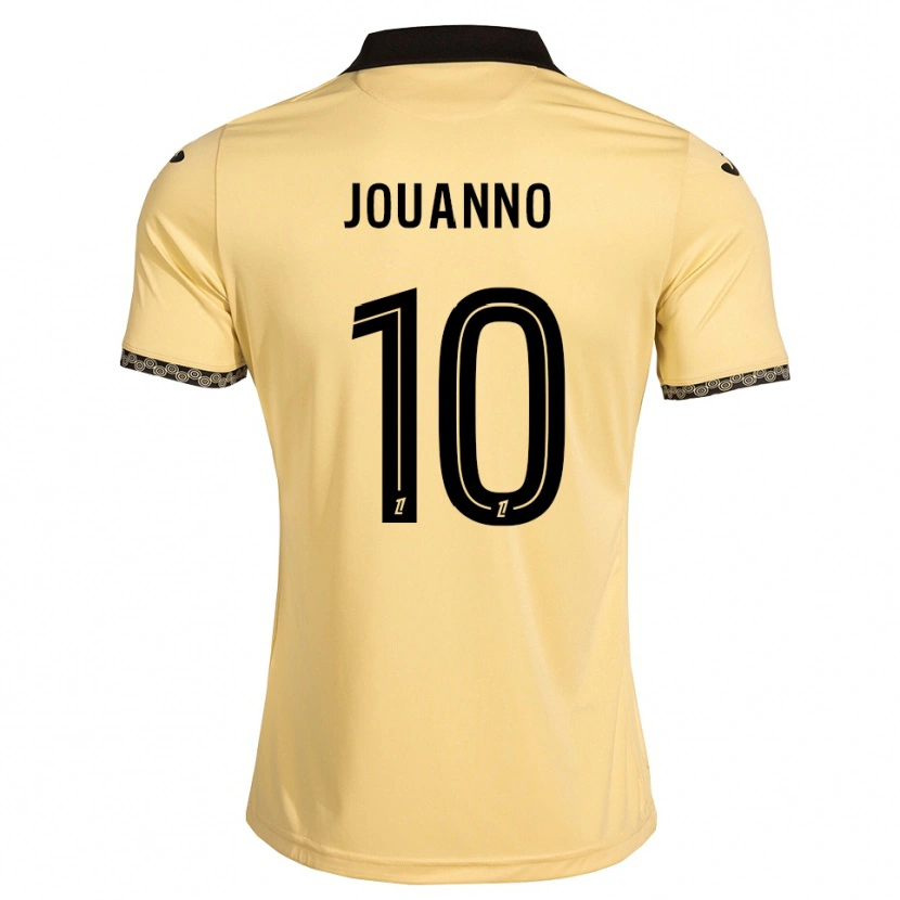 Danxen Niño Camiseta Mathilde Jouanno #10 Blanco Navajo Negro 2ª Equipación 2026/27 La Camisa