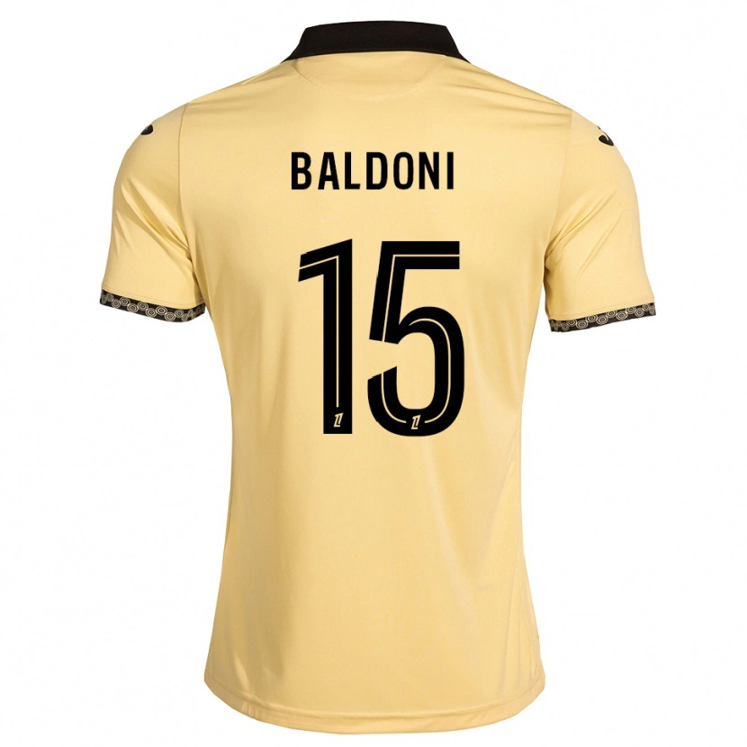 Danxen Niño Camiseta Sohan Baldoni #15 Blanco Navajo Negro 2ª Equipación 2026/27 La Camisa