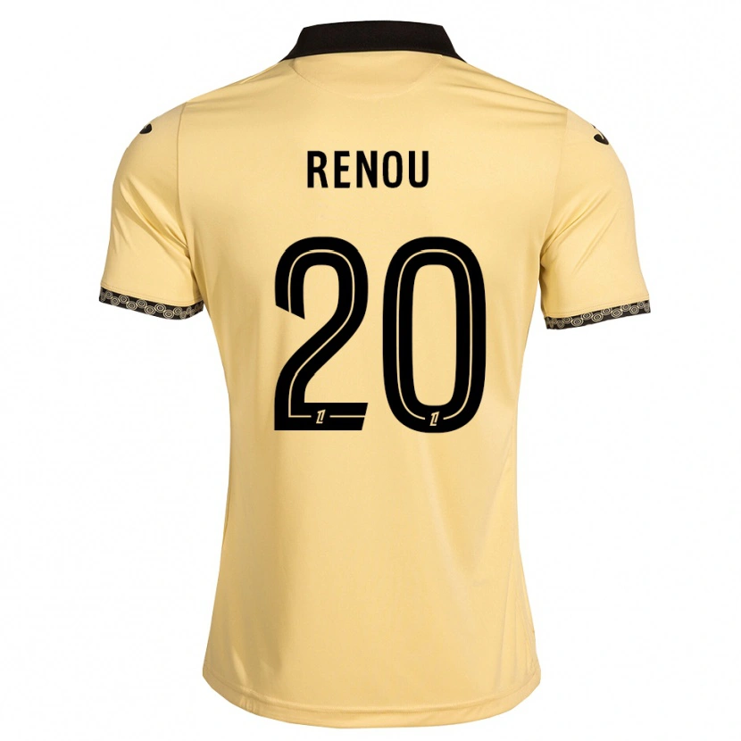 Danxen Niño Camiseta Camille Renou #20 Blanco Navajo Negro 2ª Equipación 2026/27 La Camisa