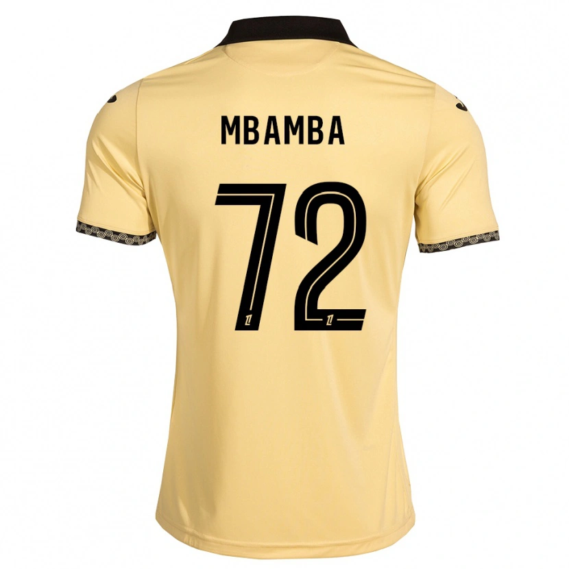 Danxen Niño Camiseta Noah Mbamba #72 Blanco Navajo Negro 2ª Equipación 2026/27 La Camisa