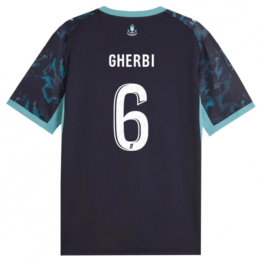 Danxen Niño Camiseta Candice Gherbi #6 Turquesa Pálido Blanco Negro 2ª Equipación 2026/27 La Camisa