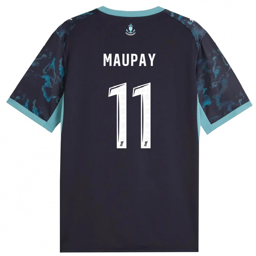 Danxen Niño Camiseta Neal Maupay #11 Turquesa Pálido Blanco Negro 2ª Equipación 2026/27 La Camisa