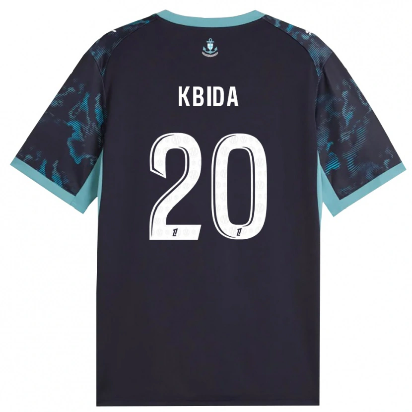 Danxen Niño Camiseta Inès Kbida #20 Turquesa Pálido Blanco Negro 2ª Equipación 2026/27 La Camisa