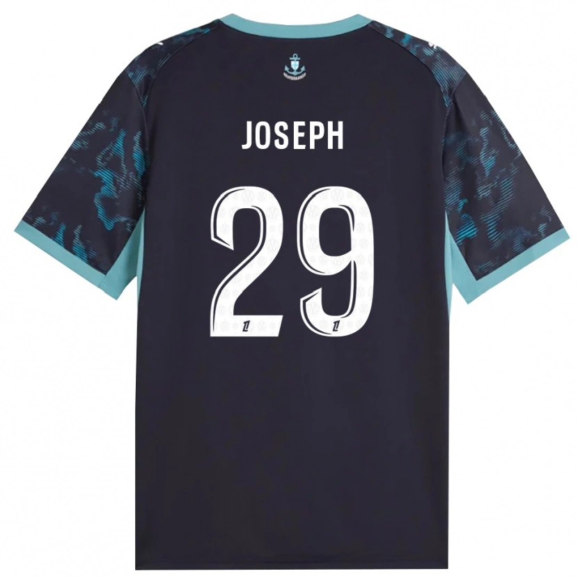 Danxen Niño Camiseta Darlina Joseph #29 Turquesa Pálido Blanco Negro 2ª Equipación 2026/27 La Camisa