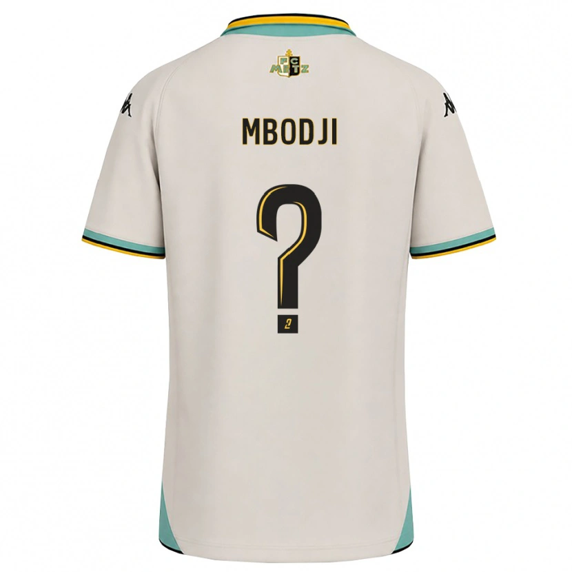 Danxen Niño Camiseta Abdourahmane Mbodji #0 Blanco Floral Negro 2ª Equipación 2026/27 La Camisa
