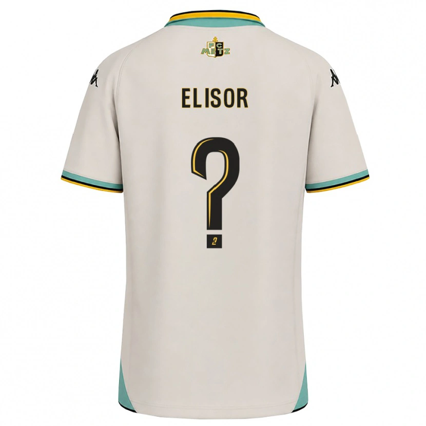 Danxen Niño Camiseta Simon Elisor #0 Blanco Floral Negro 2ª Equipación 2026/27 La Camisa